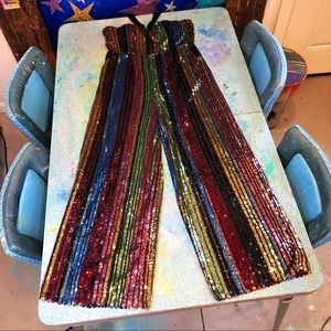 Far Out Sequin Jumpsuit